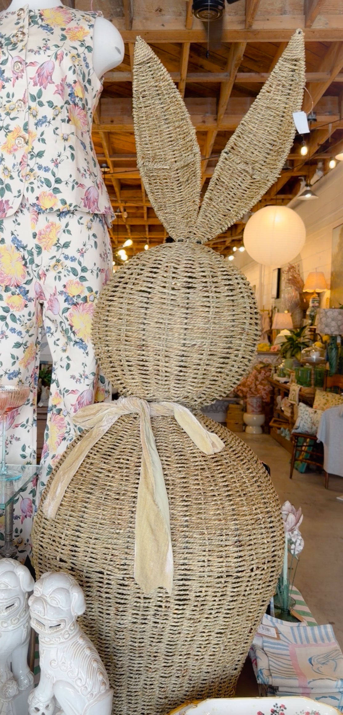 Giant Woven Vine Bunny