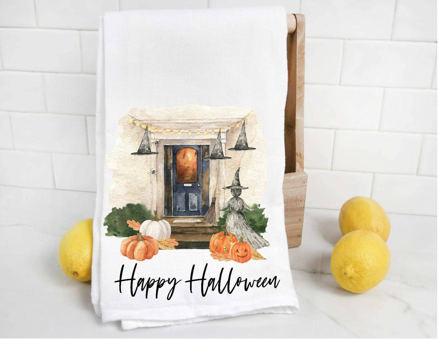 Happy Halloween Tea Towel