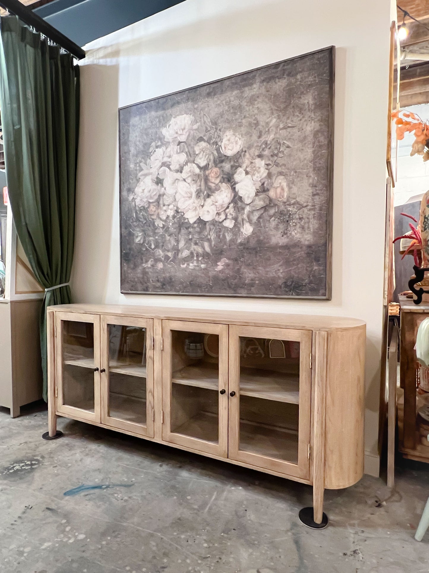 Raleigh Console | Solid Oak