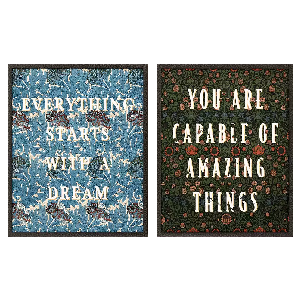 Inspirational Grand-millennial Wall Art