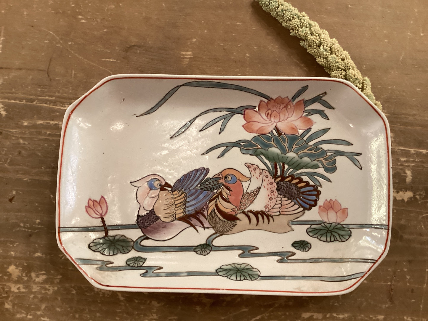 Vintage Quianlong Mark Chinese Tray