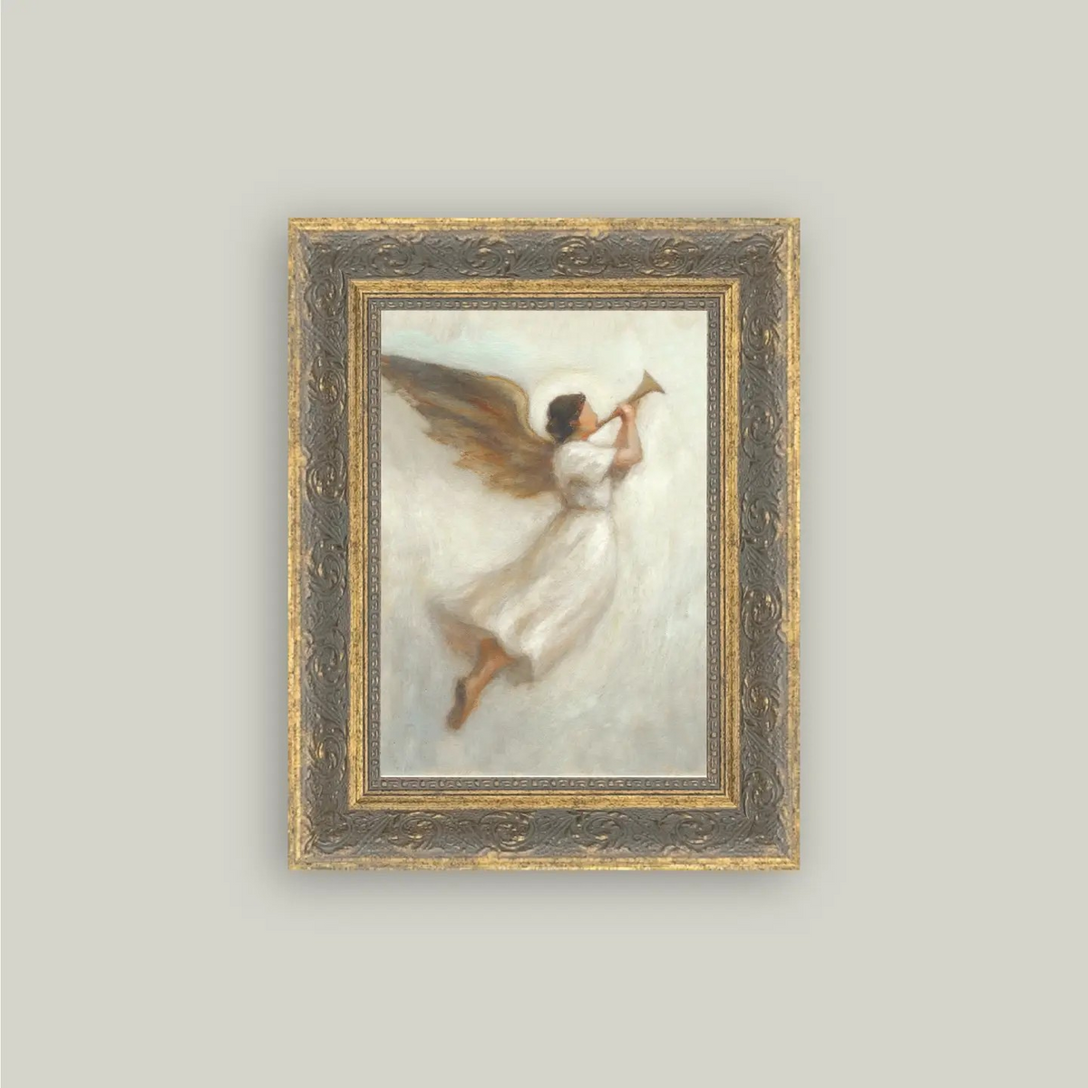 Trumpeting Angel Framed Prints