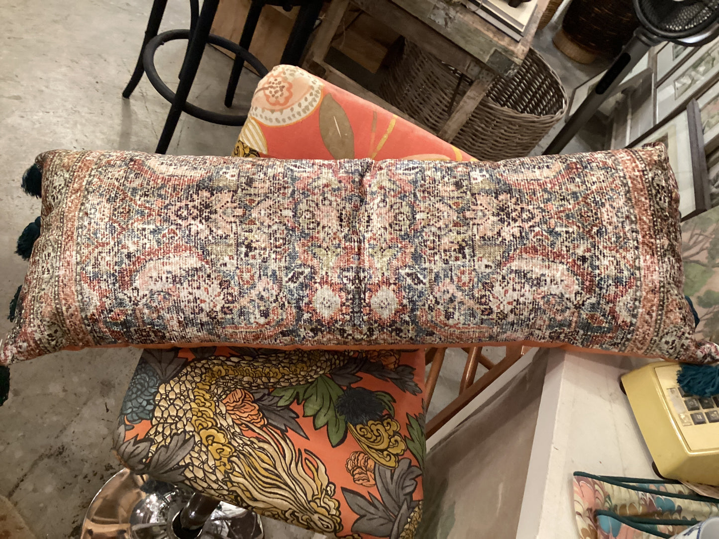 Autumn Velvet Lumbar Pillow