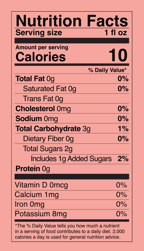 Strawberry Peach Bellini Mix