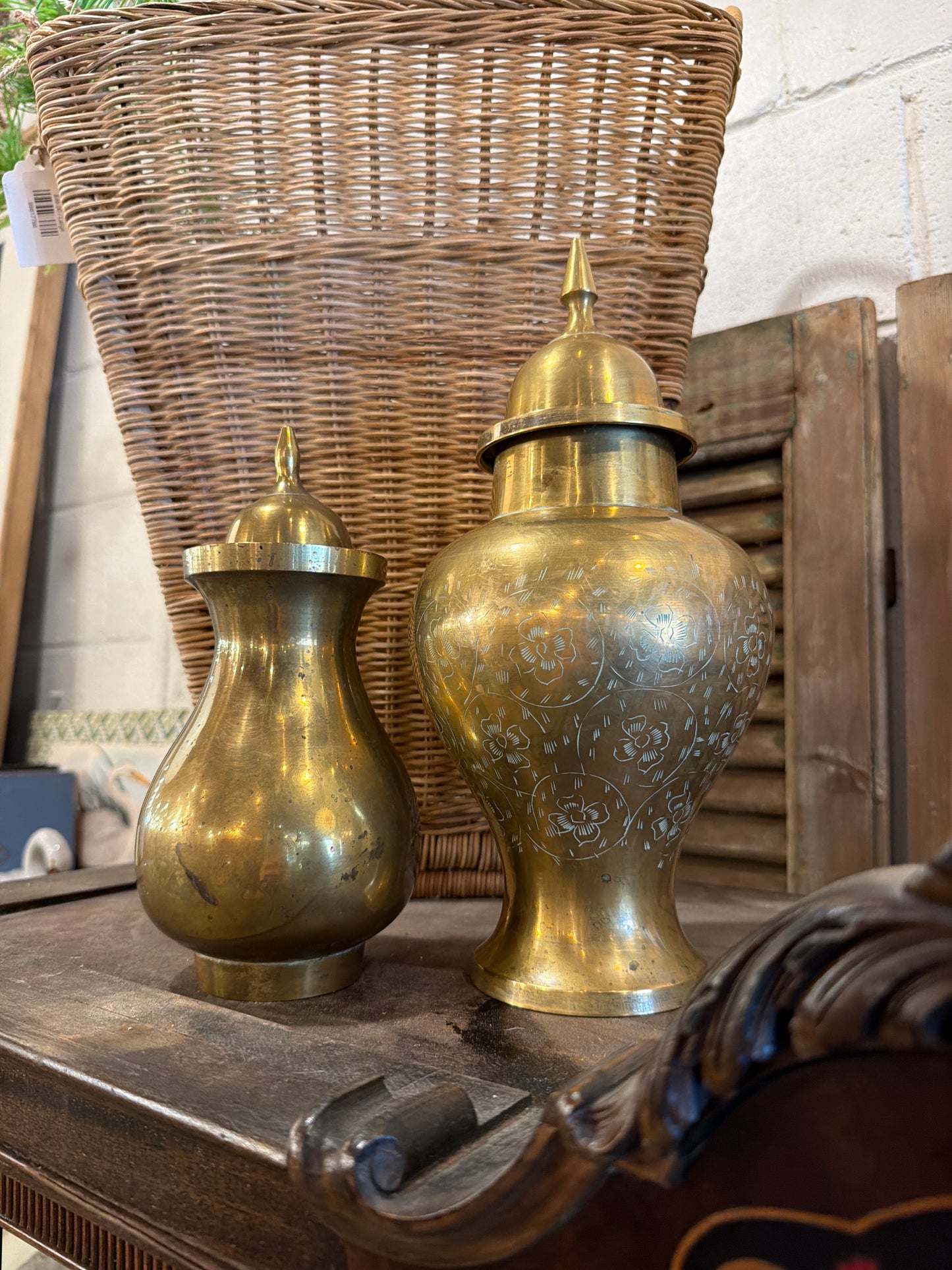 Brass Ginger Jar