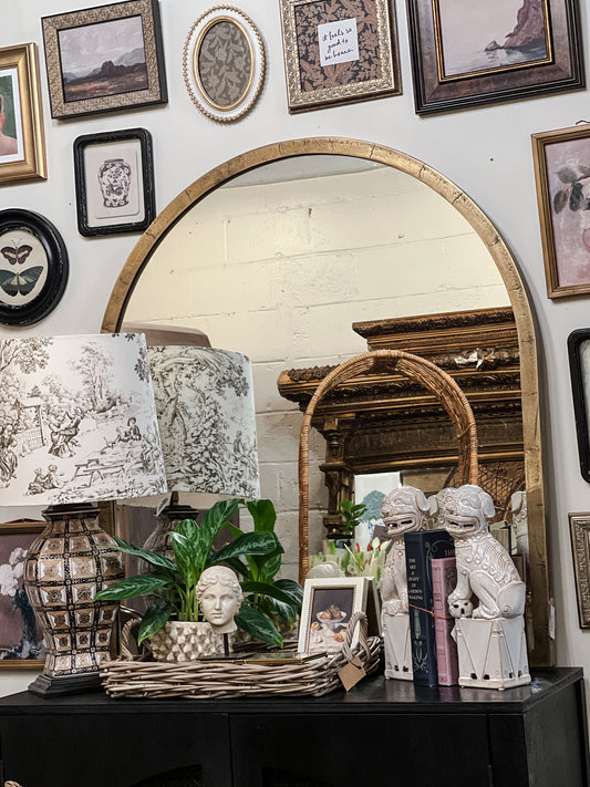 Arched Metal Mirror