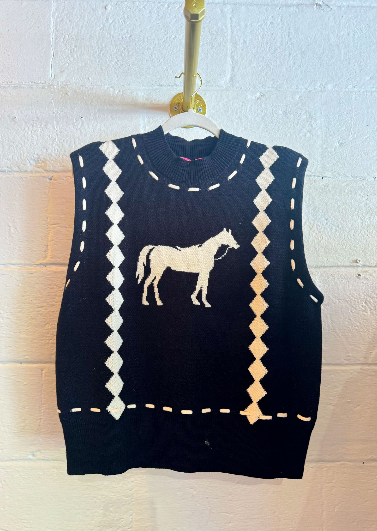 Horse Knit Vest