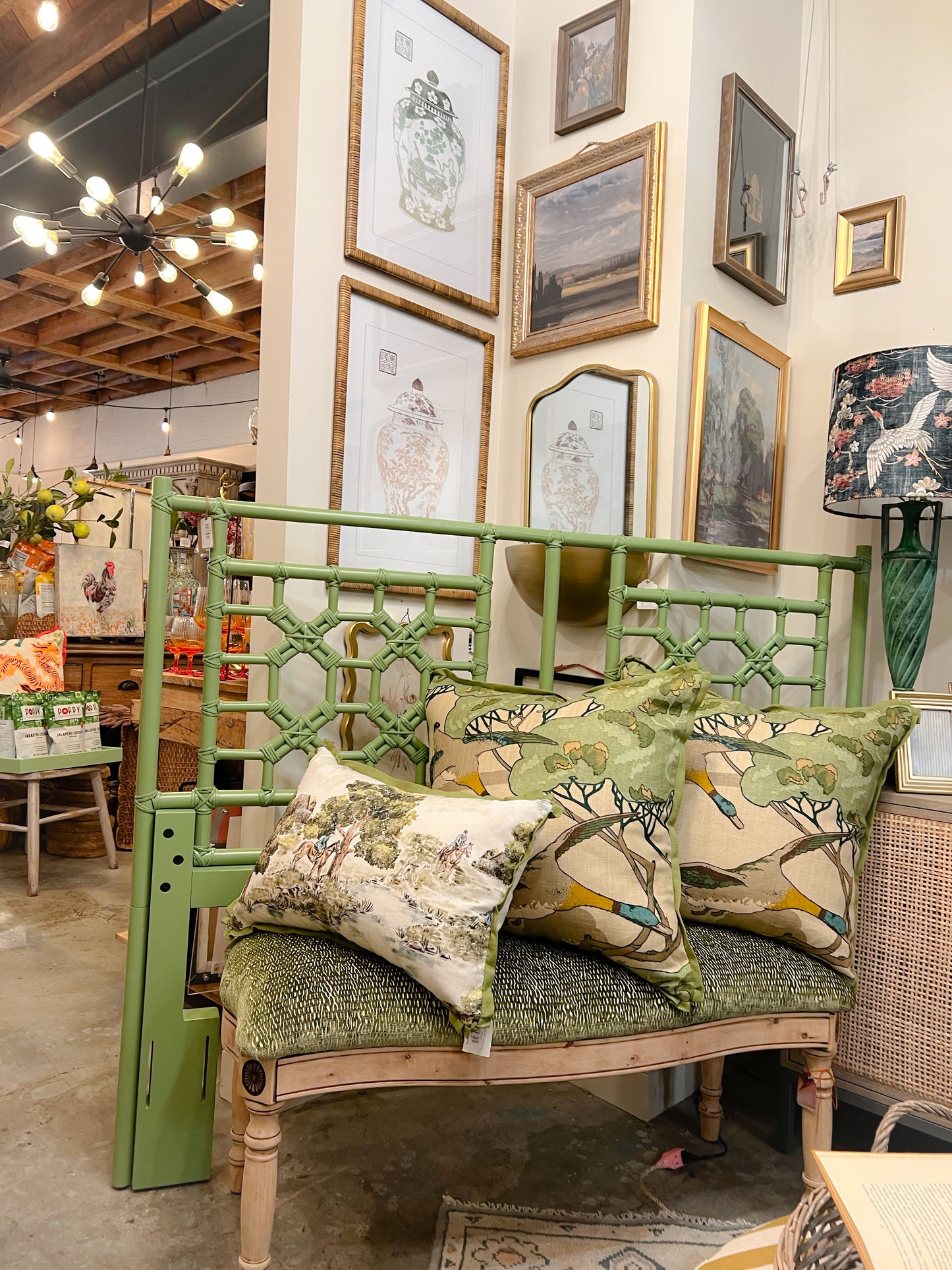 Queen Size Lattice Headboard