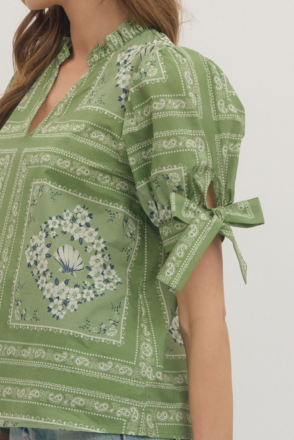 Sedgefield Floral Blouse