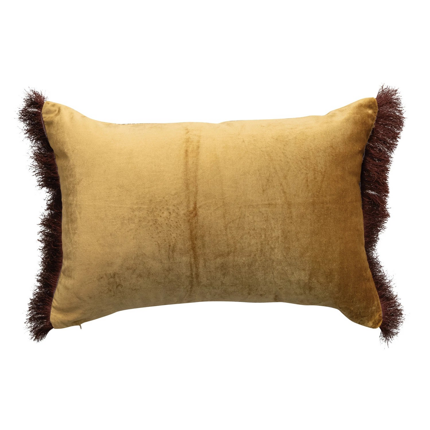 Gold Velvet Tiger Pillow