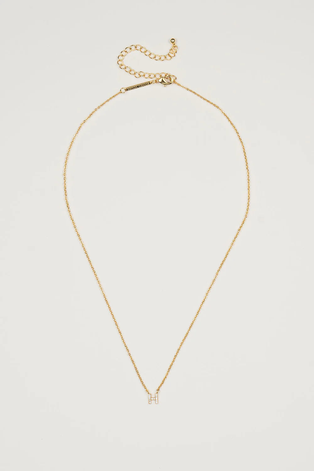 Pave Initial Necklace
