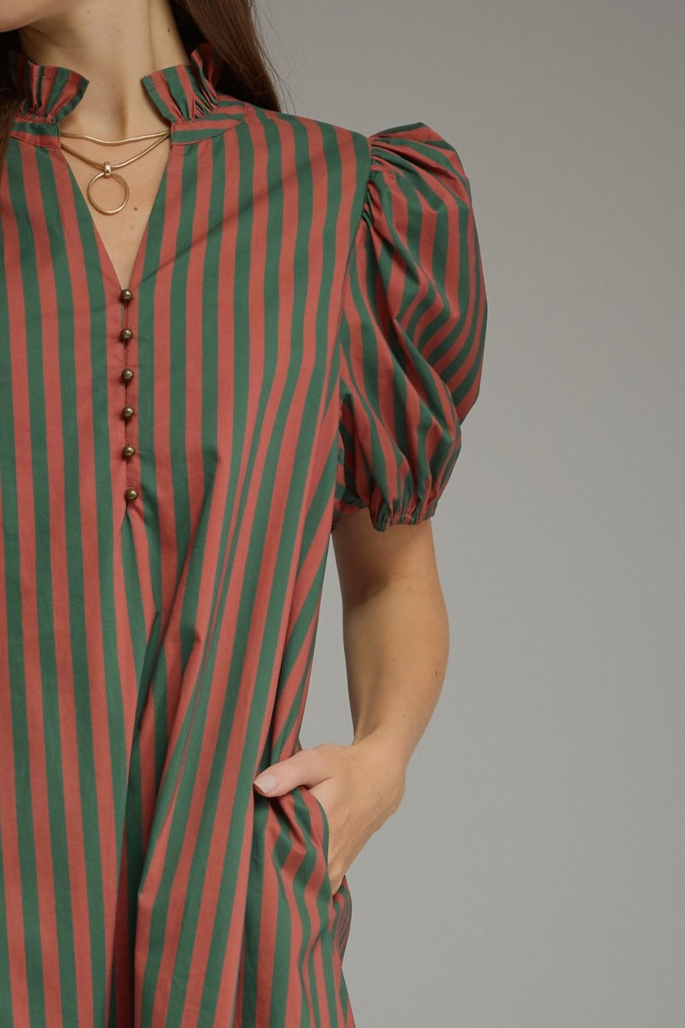 Hunter Striped Midi