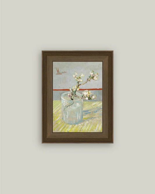 Sprig of Flowering Almond Portrait