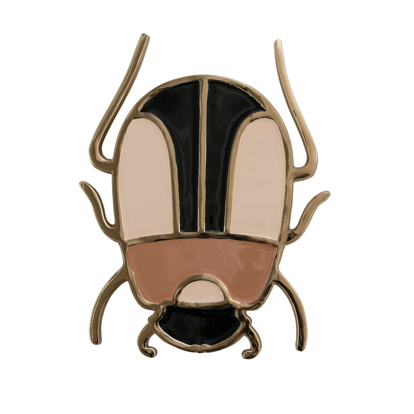 Enameled Beetle Trivet
