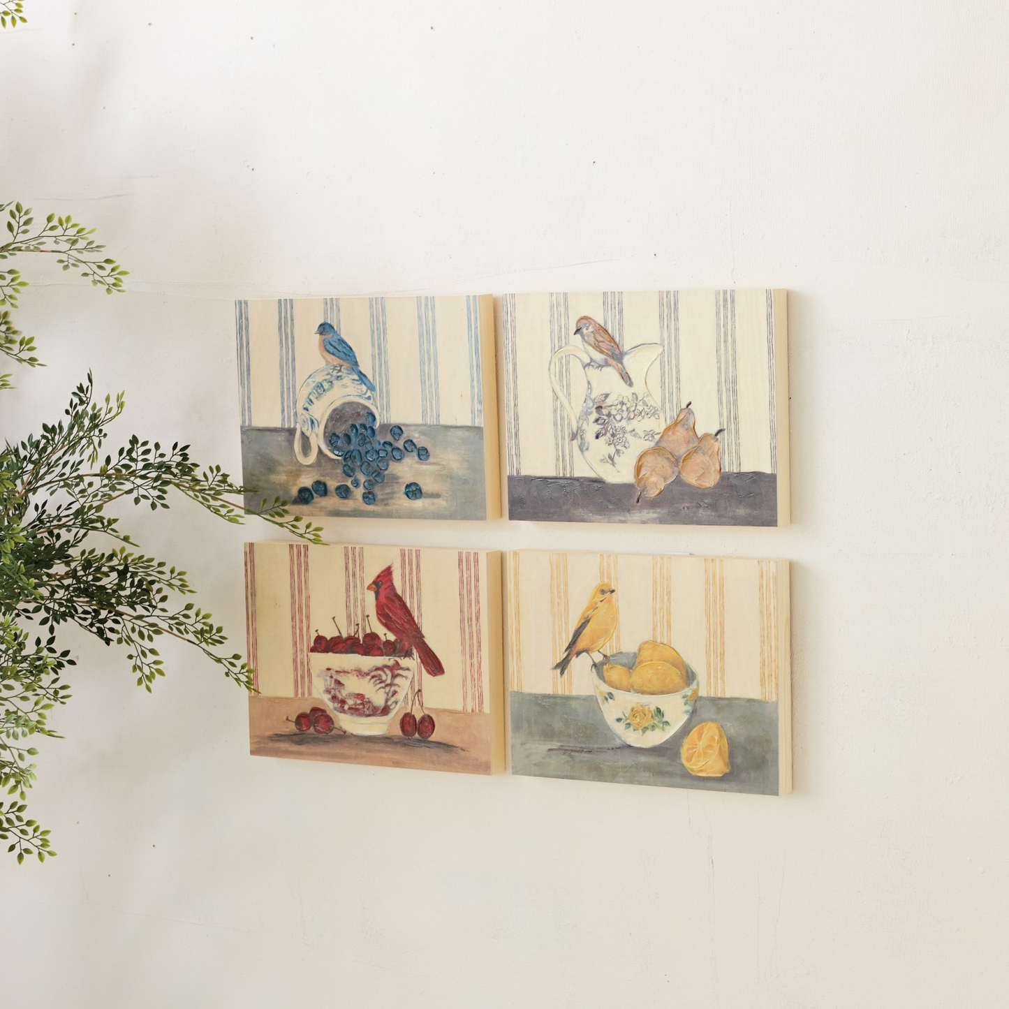 Hand-Painted Brid Art