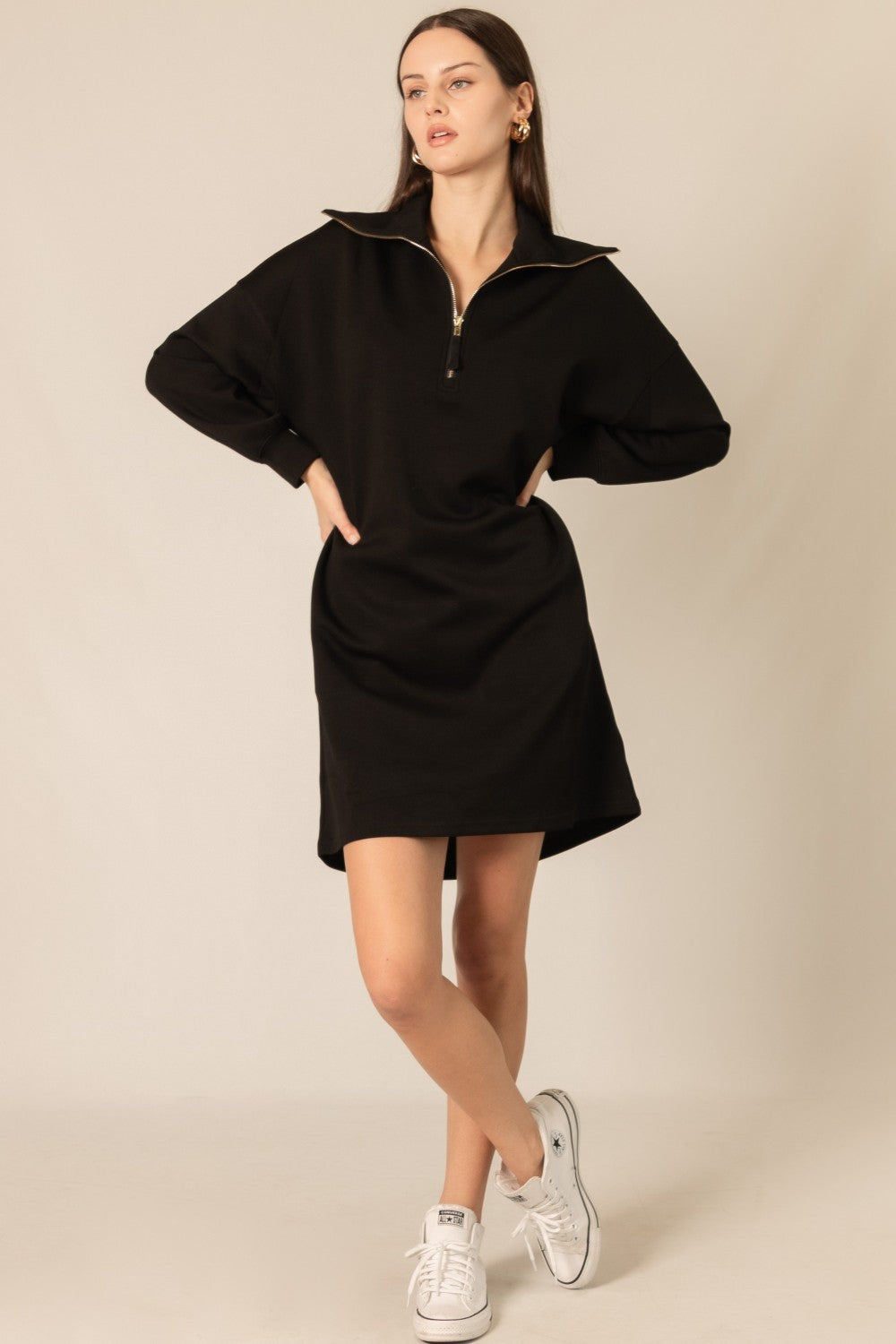 Quarter Zip Dress