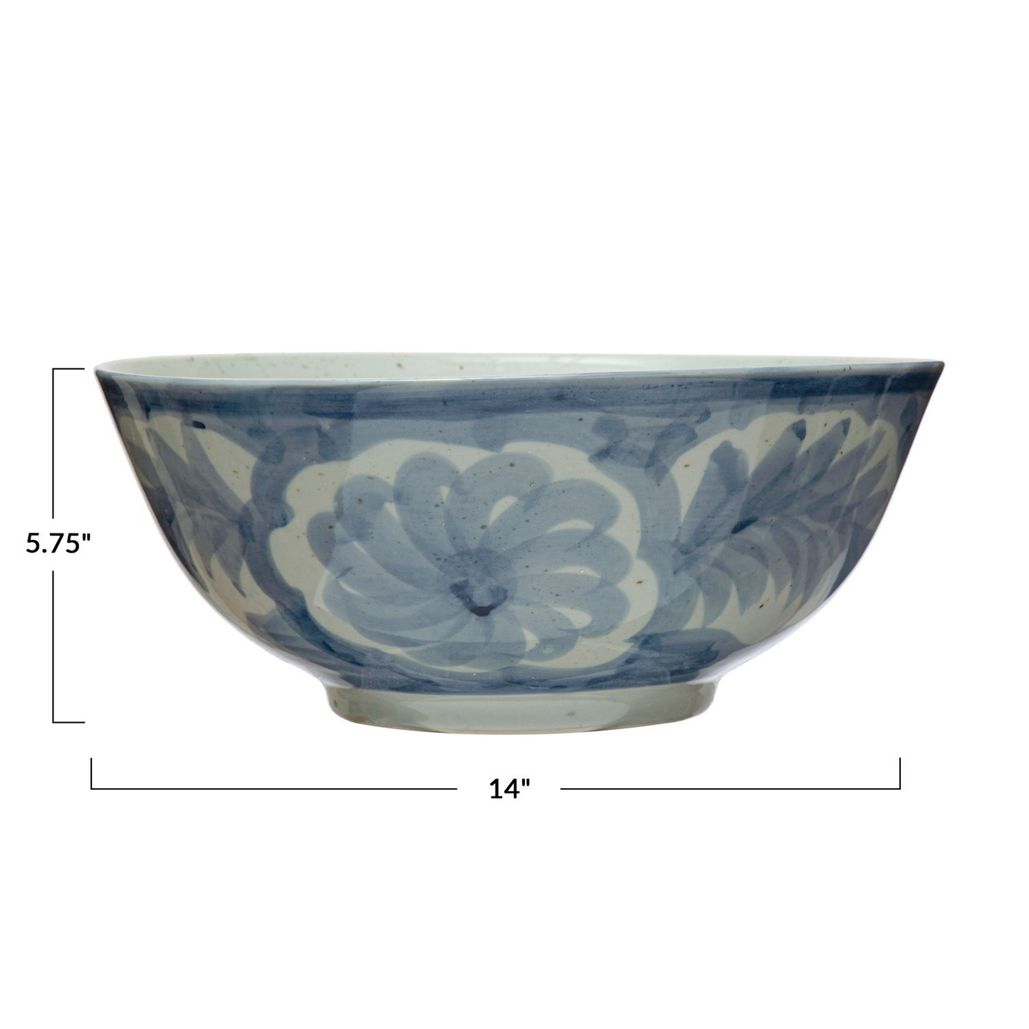 Blue Hand-Painted Bowl