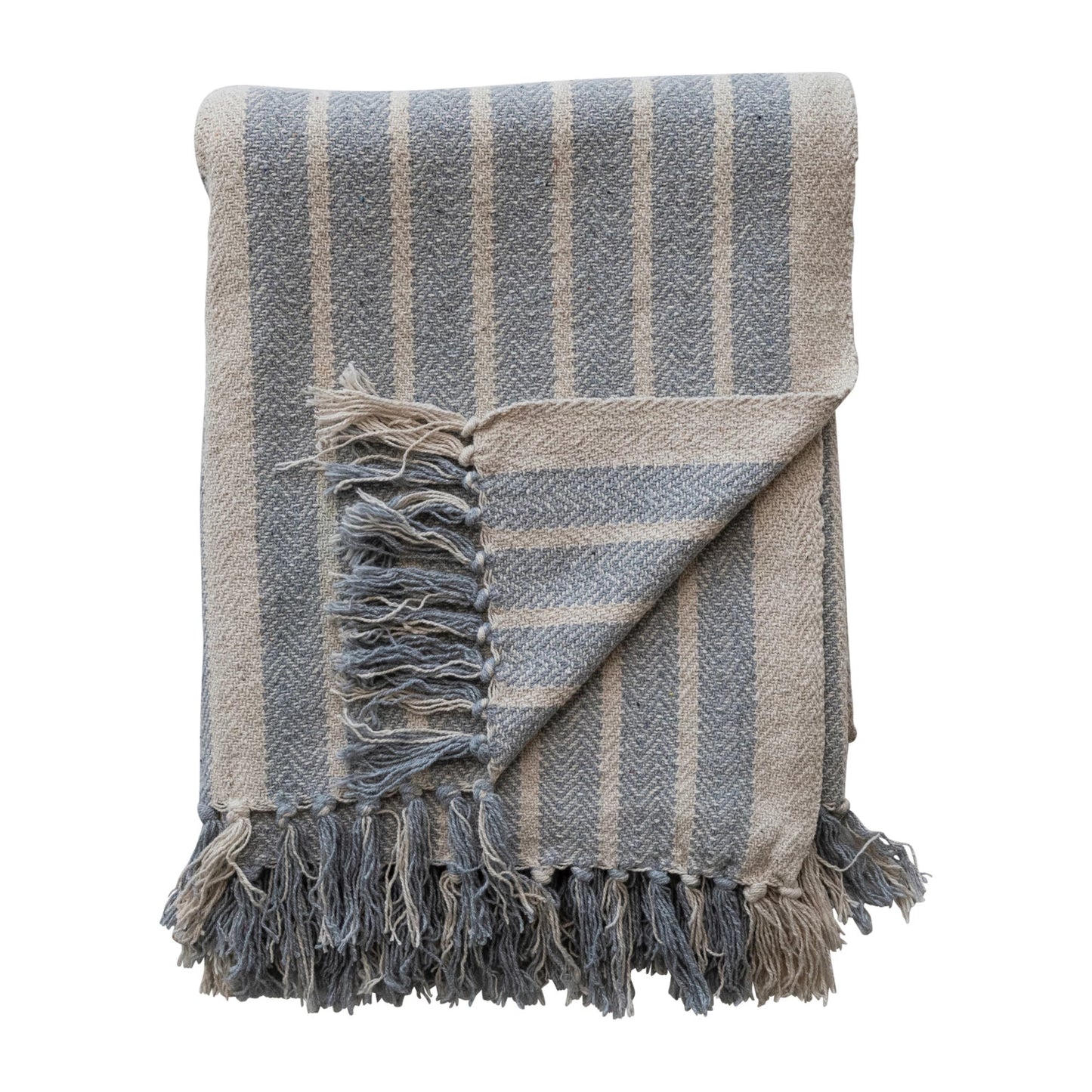 Blue Stripe Throw