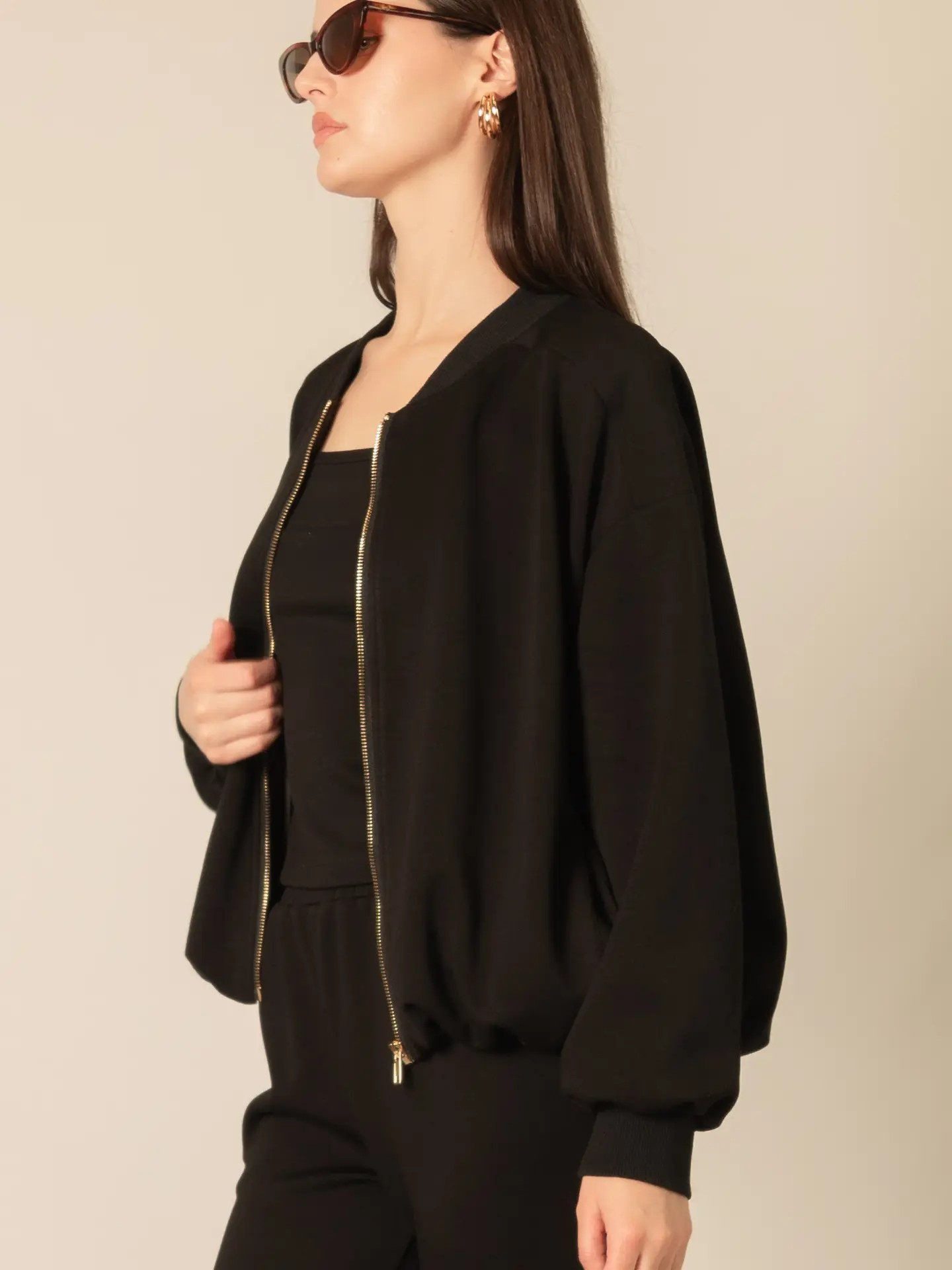 Butter Modal Bomber Jacket