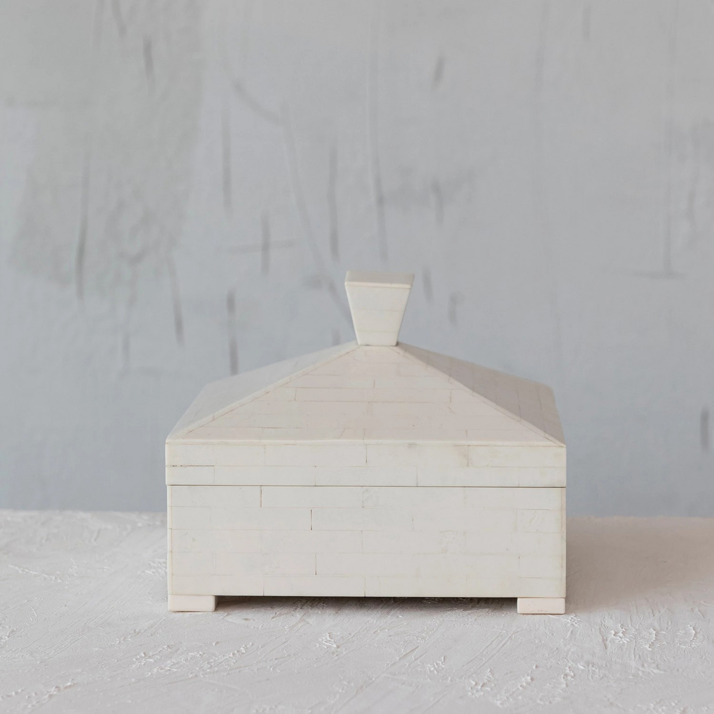 Ivory Pyramid Trinket Box