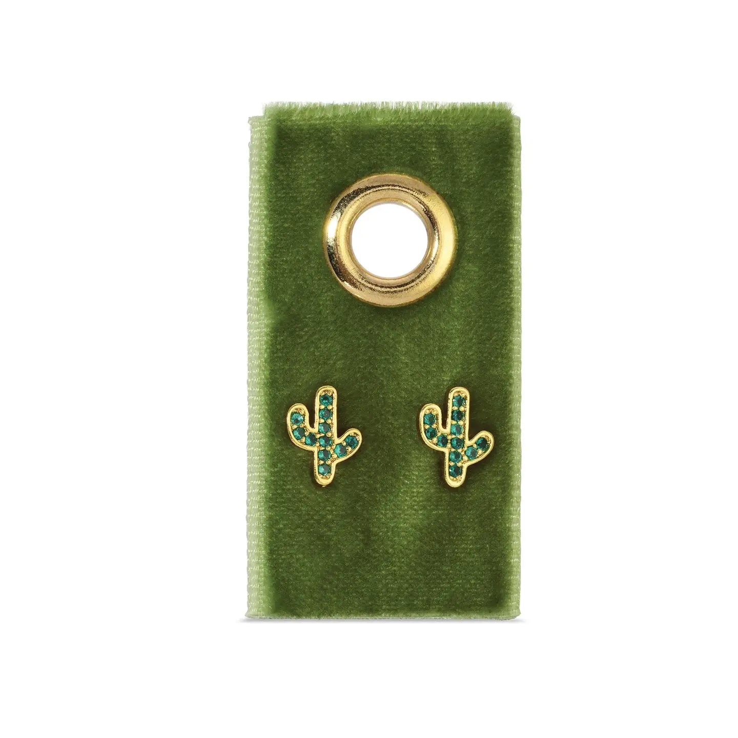 Cactus Stud on Velvet