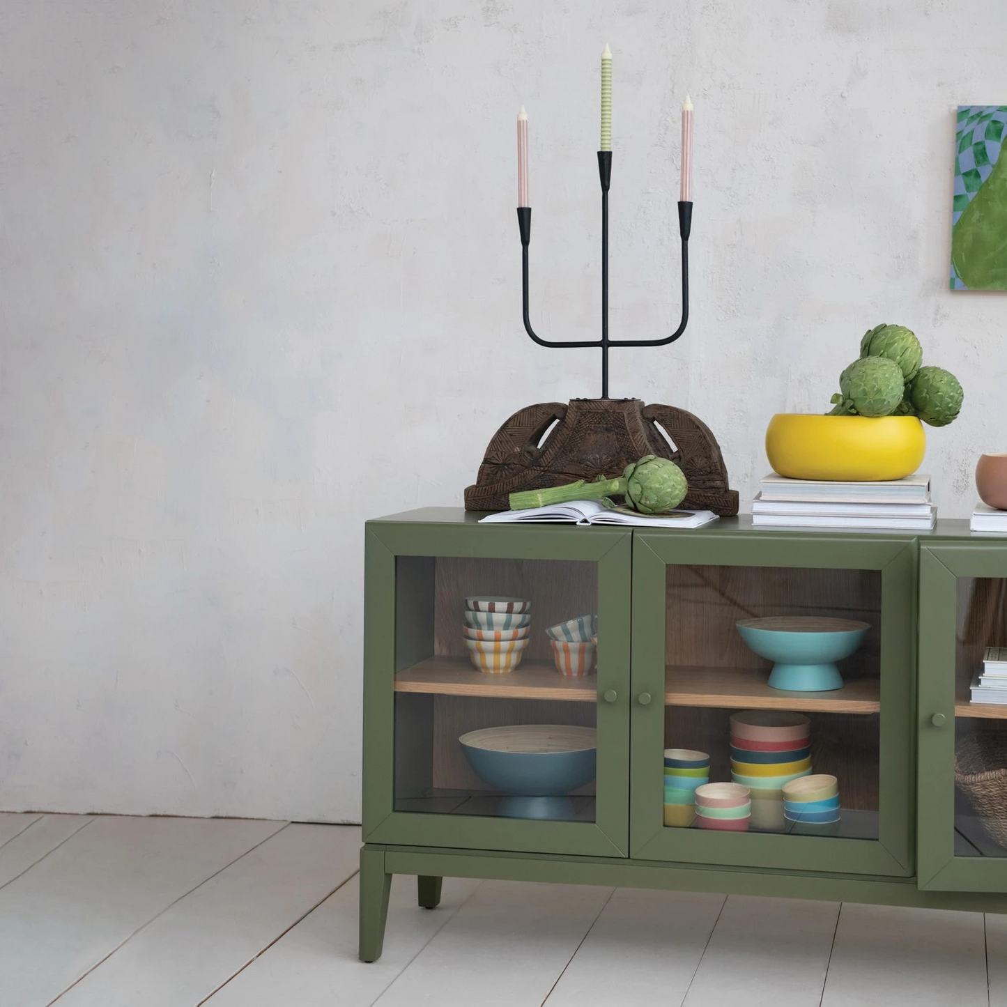 Rustic Iron Candelabra