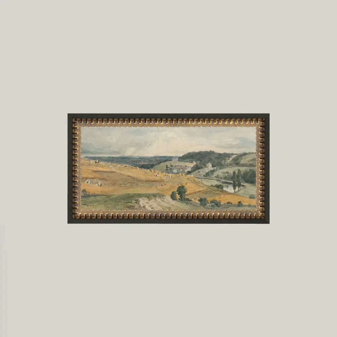View of St Catherine's Hill Framed Art