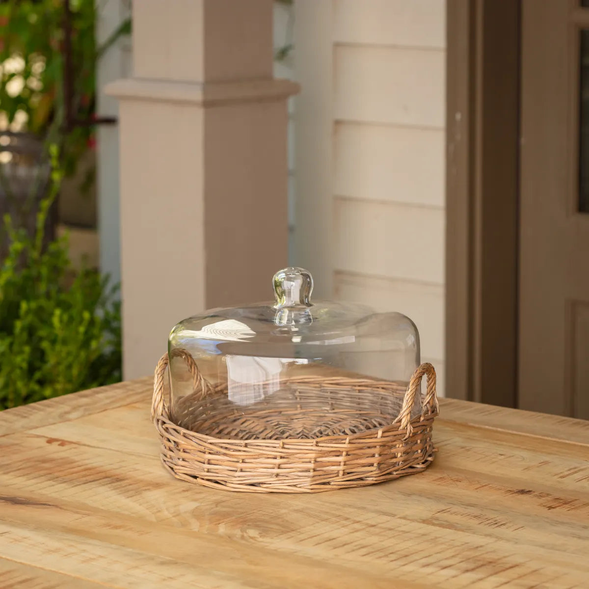 Large Cloche Covered Basket