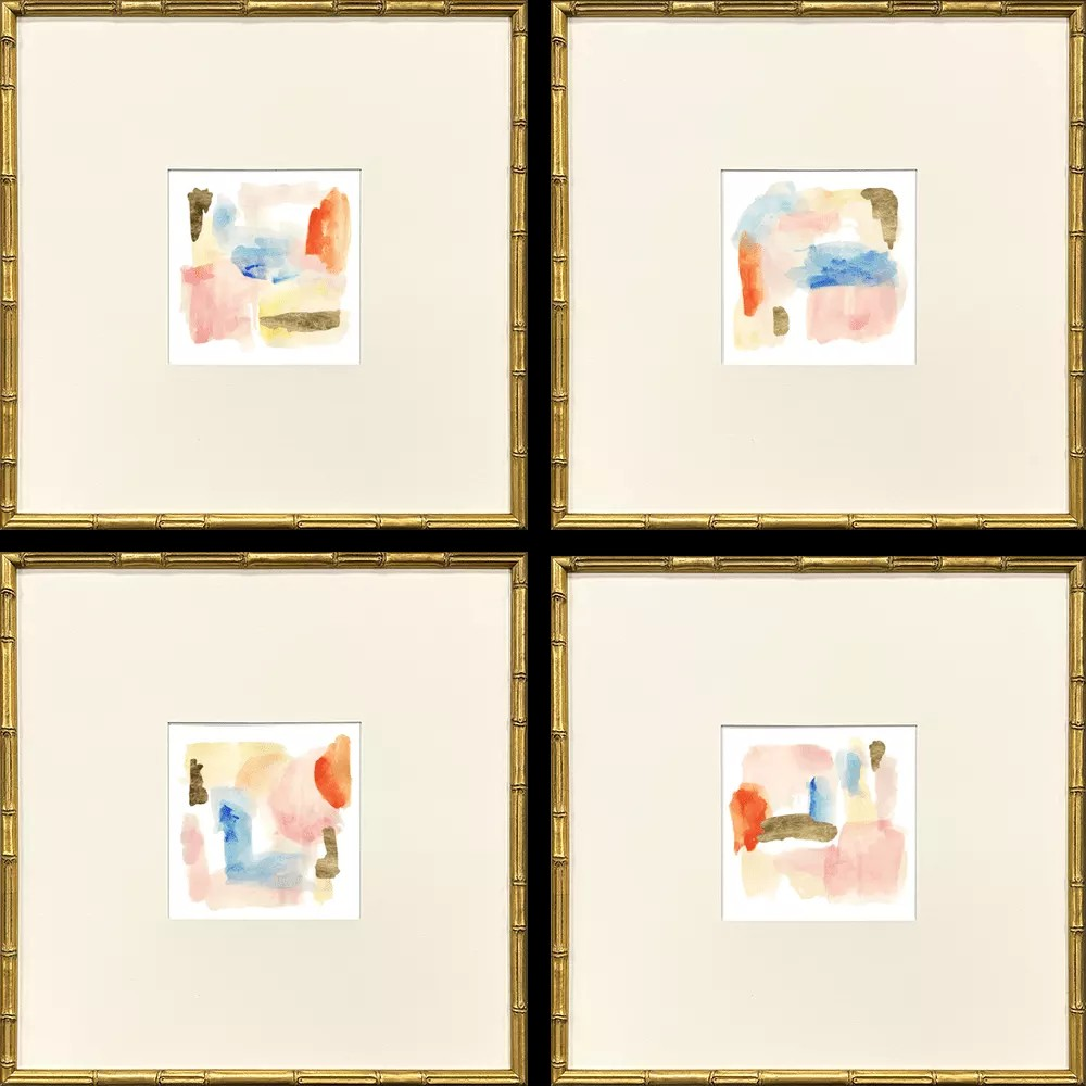 Soft Intersections Abstract Wall Art