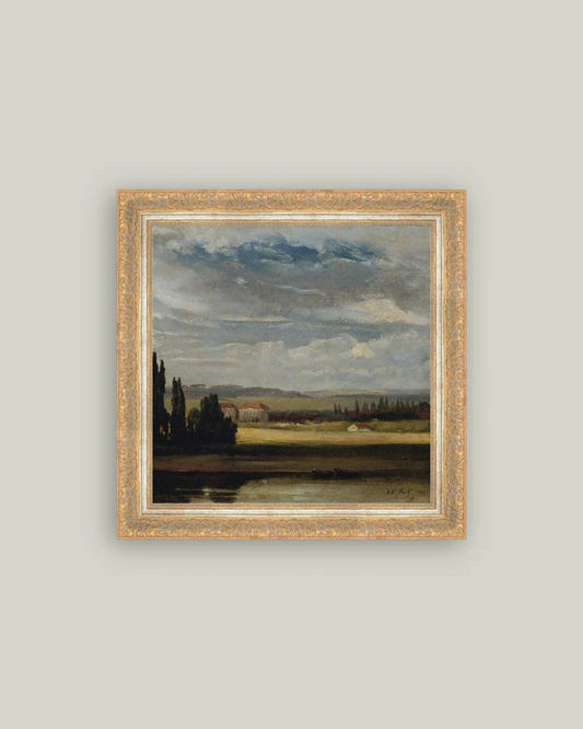 Framed Print of "Country Mansion"