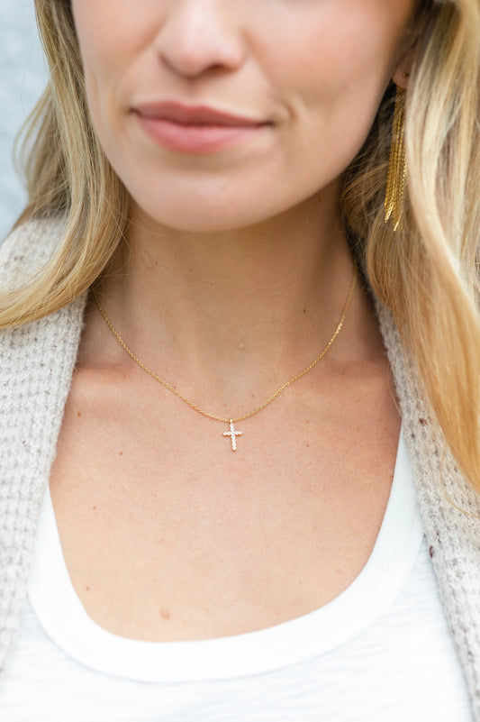 Petite Cross Necklace