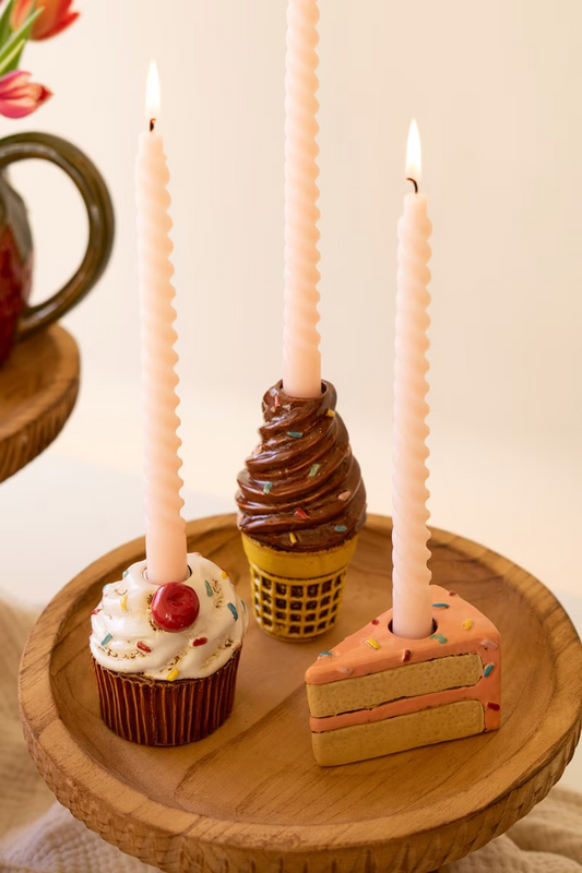 Ceramic Dessert Taper Holder