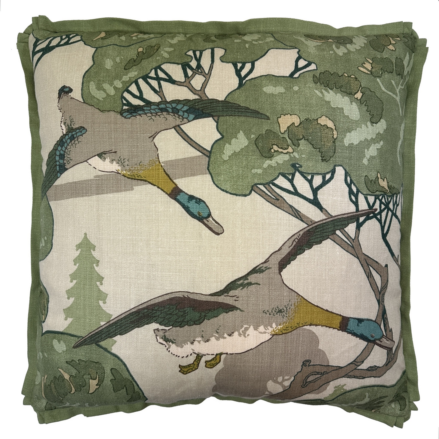 Grand Flying Ducks Pillow
