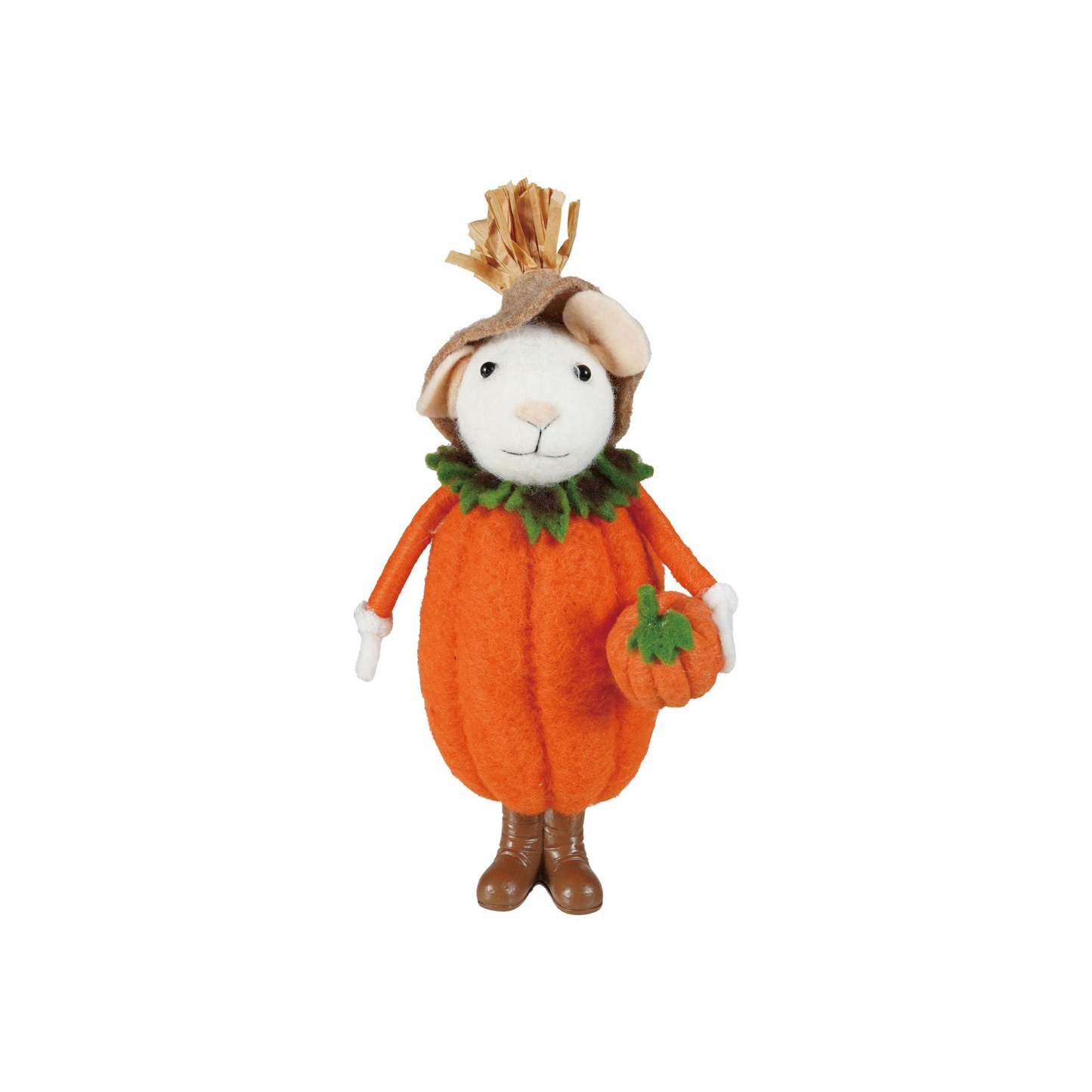 Mouse in Pumpkin Costume