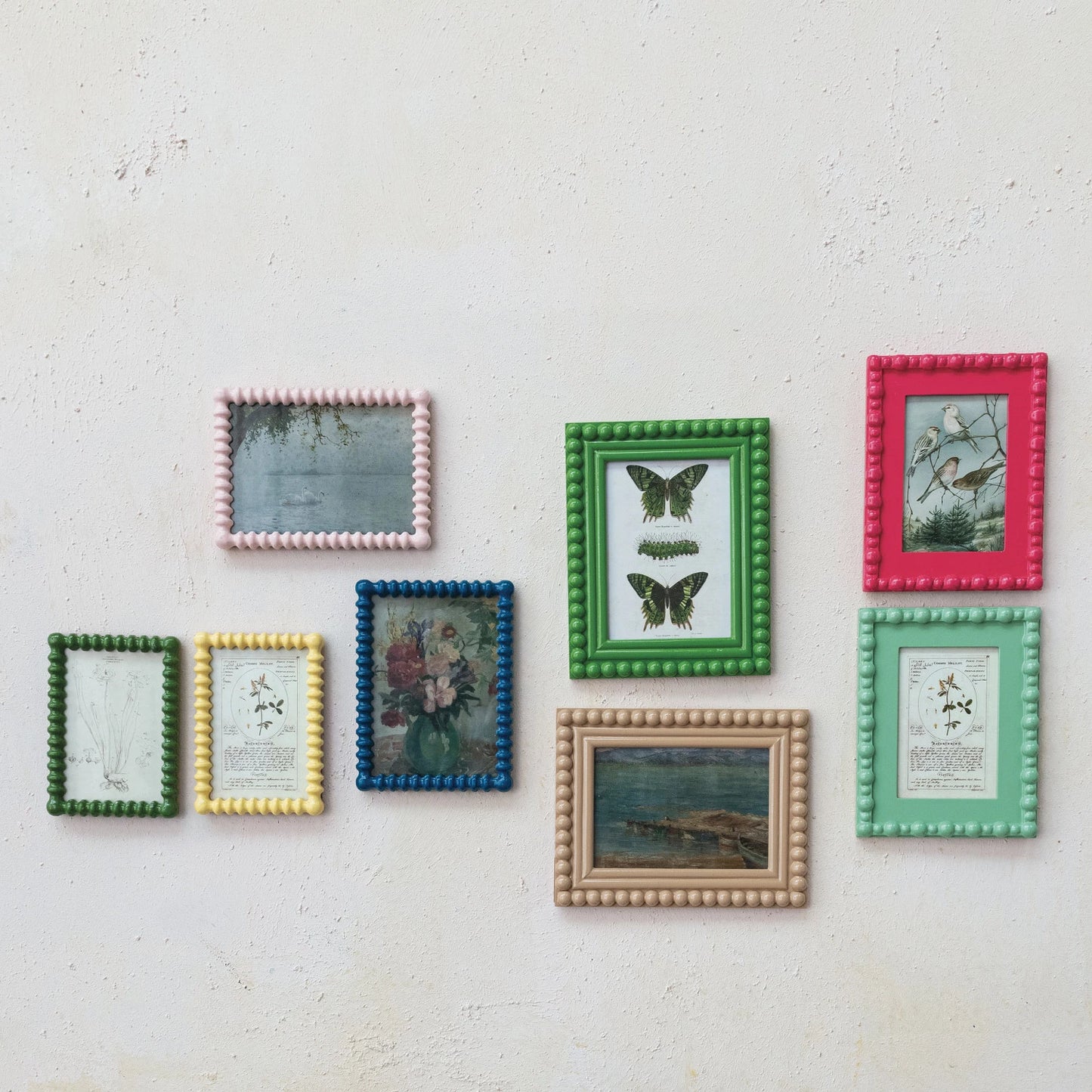 Glossy Hobnail Picture Frame