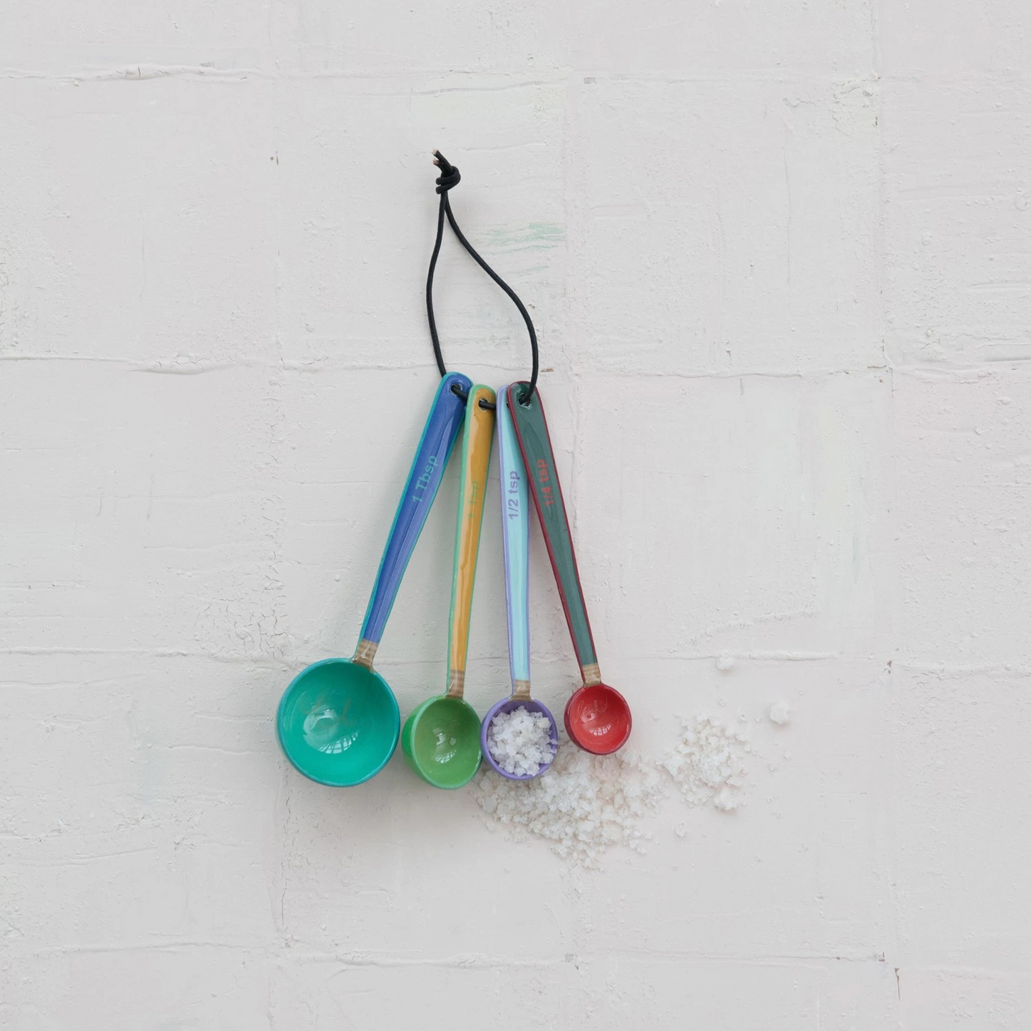 Enamel Stainless Steel Measuring Spoons