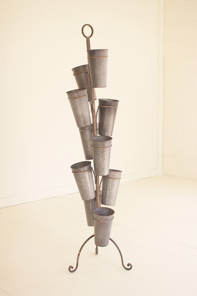 Metal Flower Tower