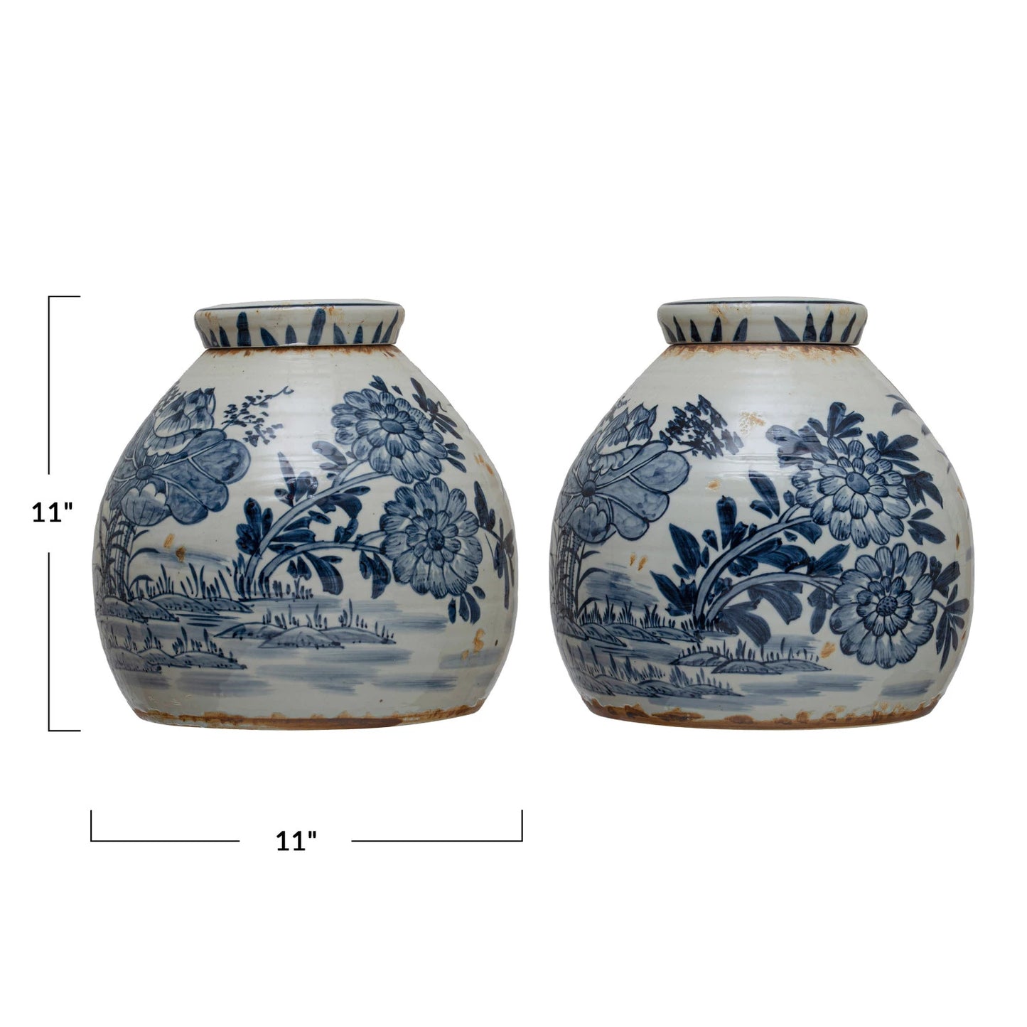 Blue Ginger Jar