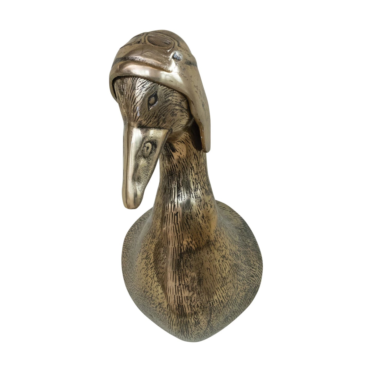 Brass Duck in Flight Hat
