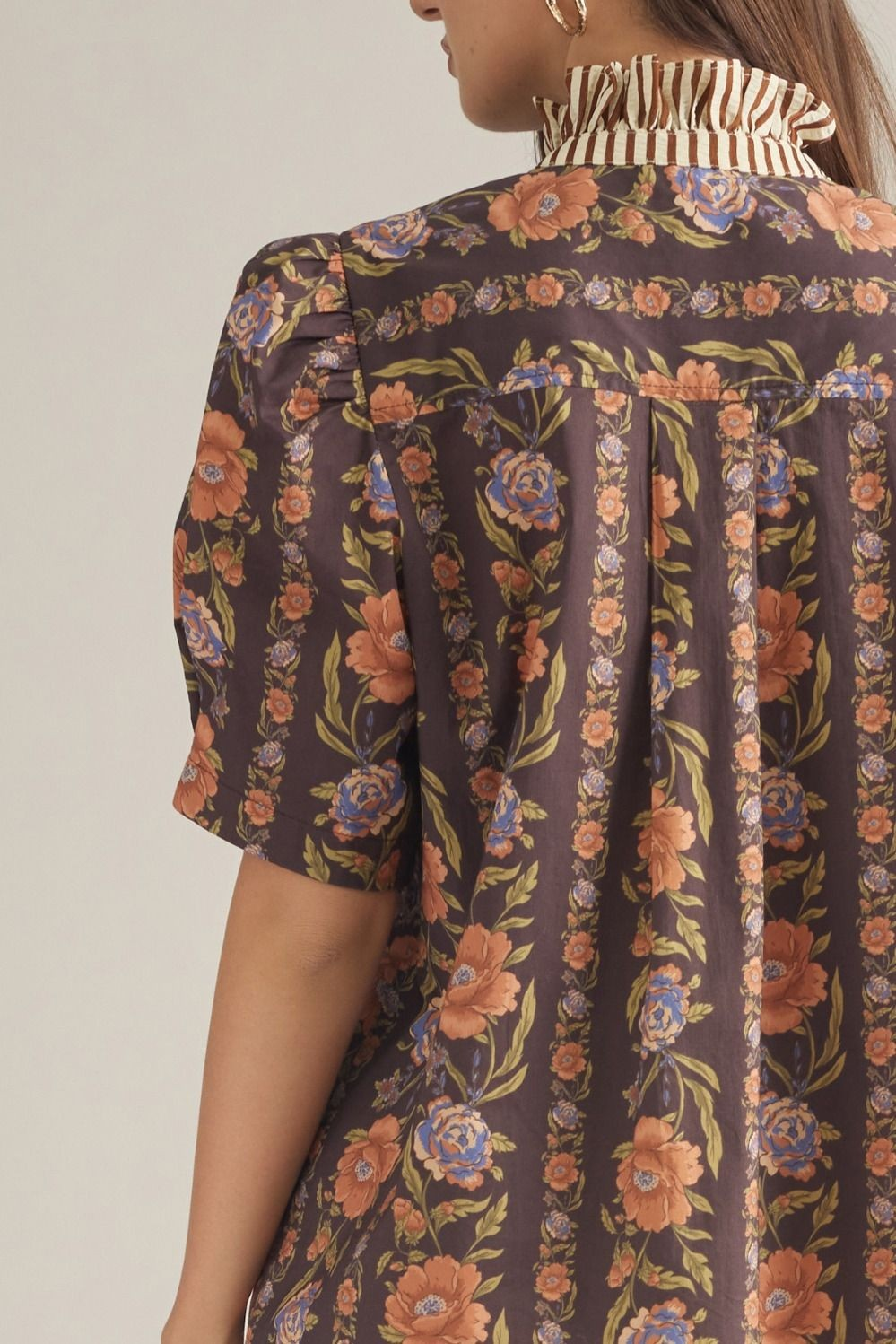 Grandmillennial Floral Shirt