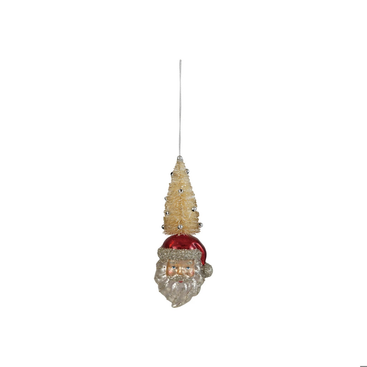 Hand-Painted Santa Clause Ornament