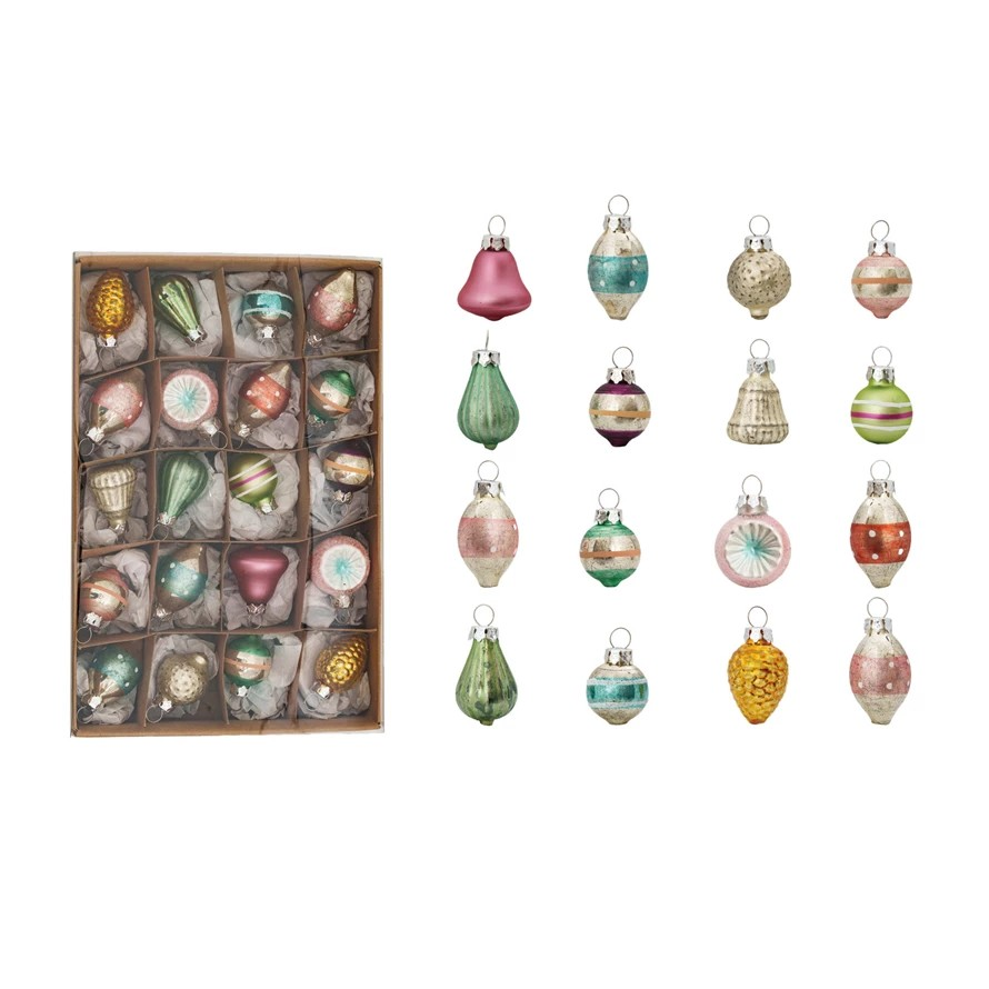 Hand-Painted Glass Ornaments