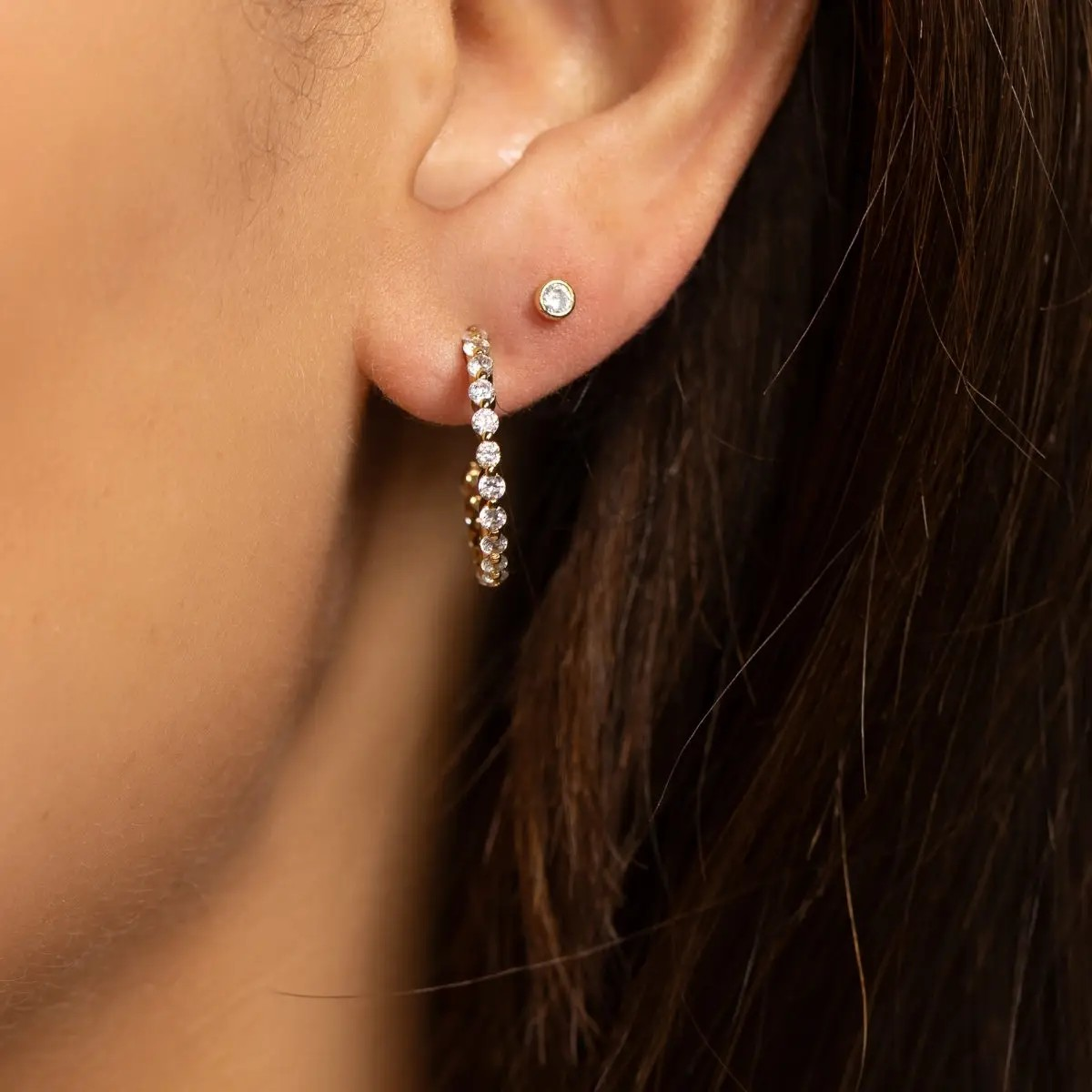 Shimmering Hoops