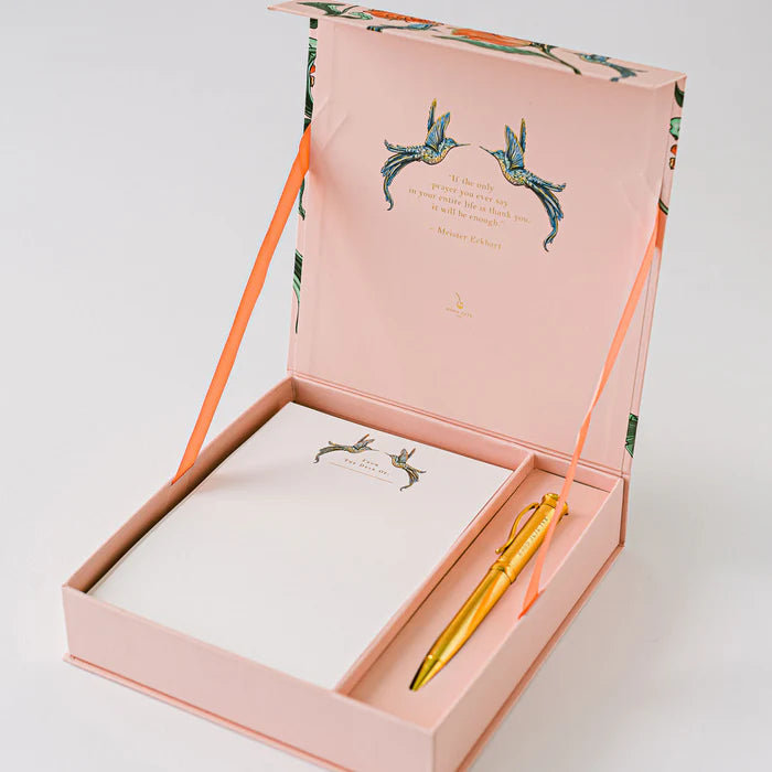 Hummingbird Luxury Stationary Set