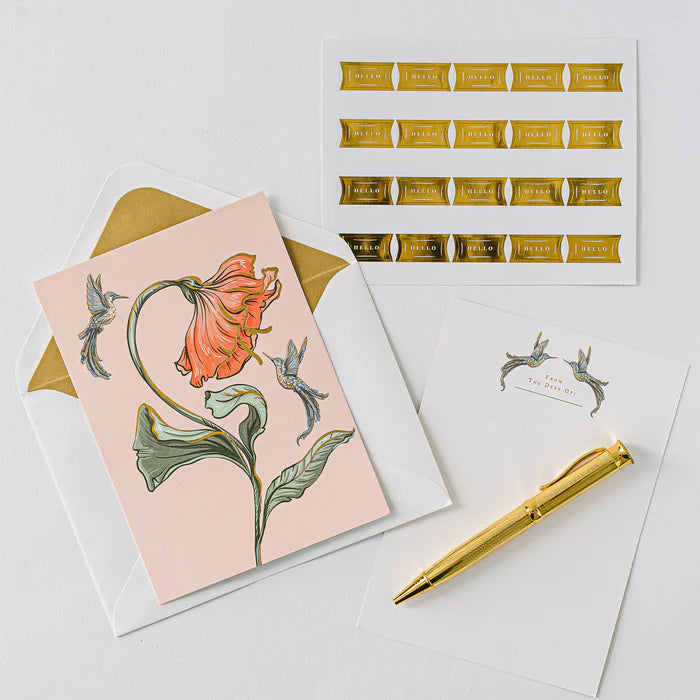 Hummingbird Luxury Stationary Set