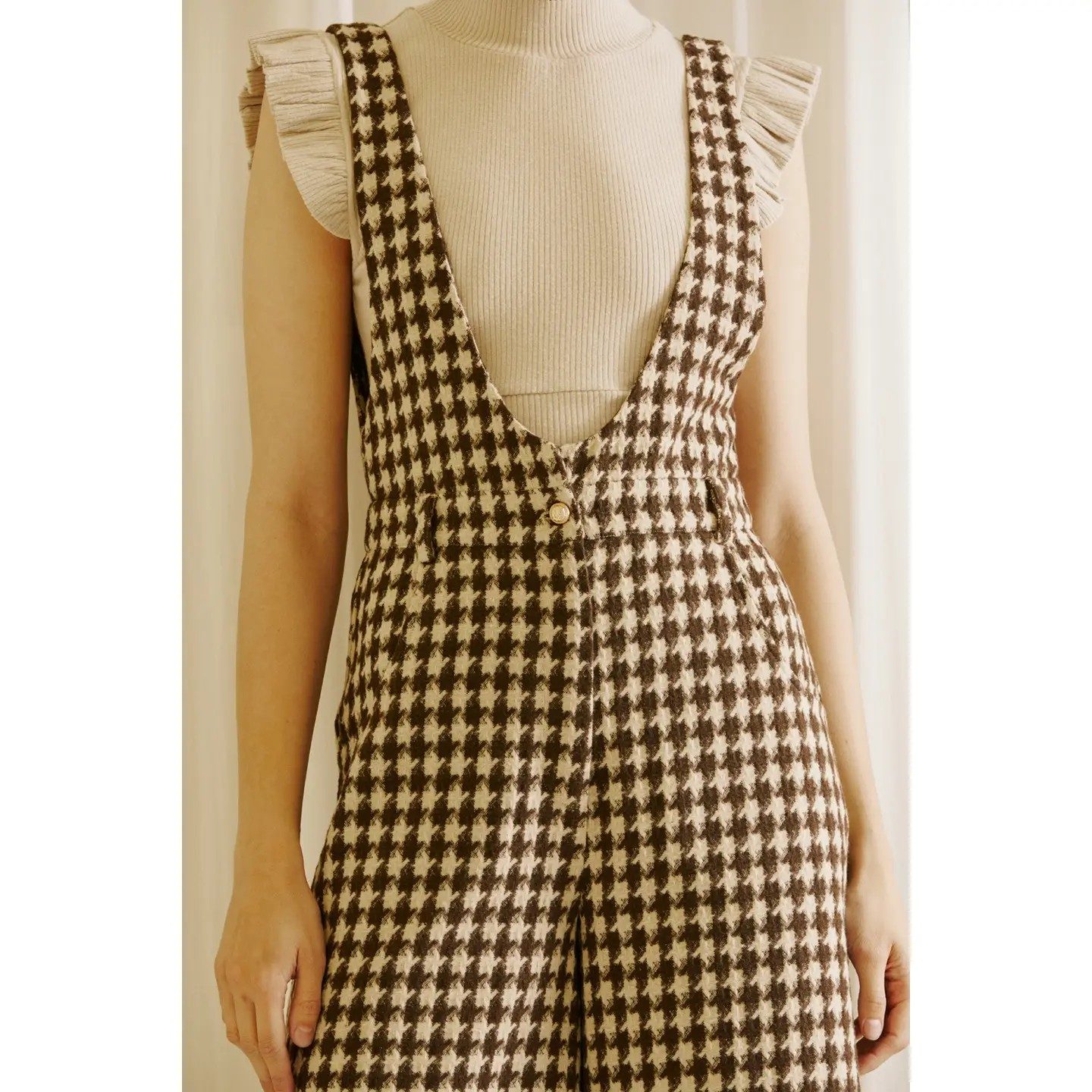 Houndstooth Jumpsuit
