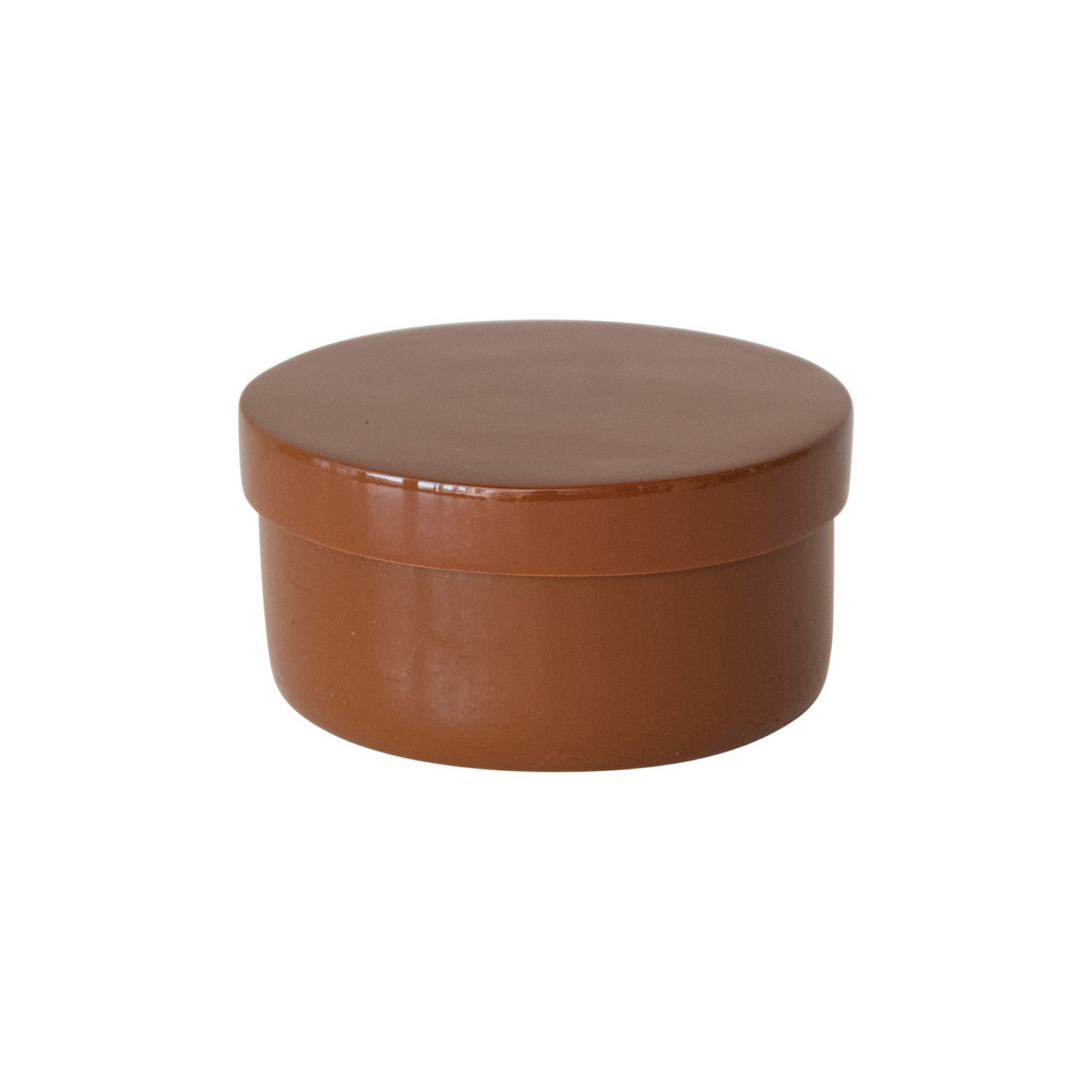 Lacquered Bamboo Round Container