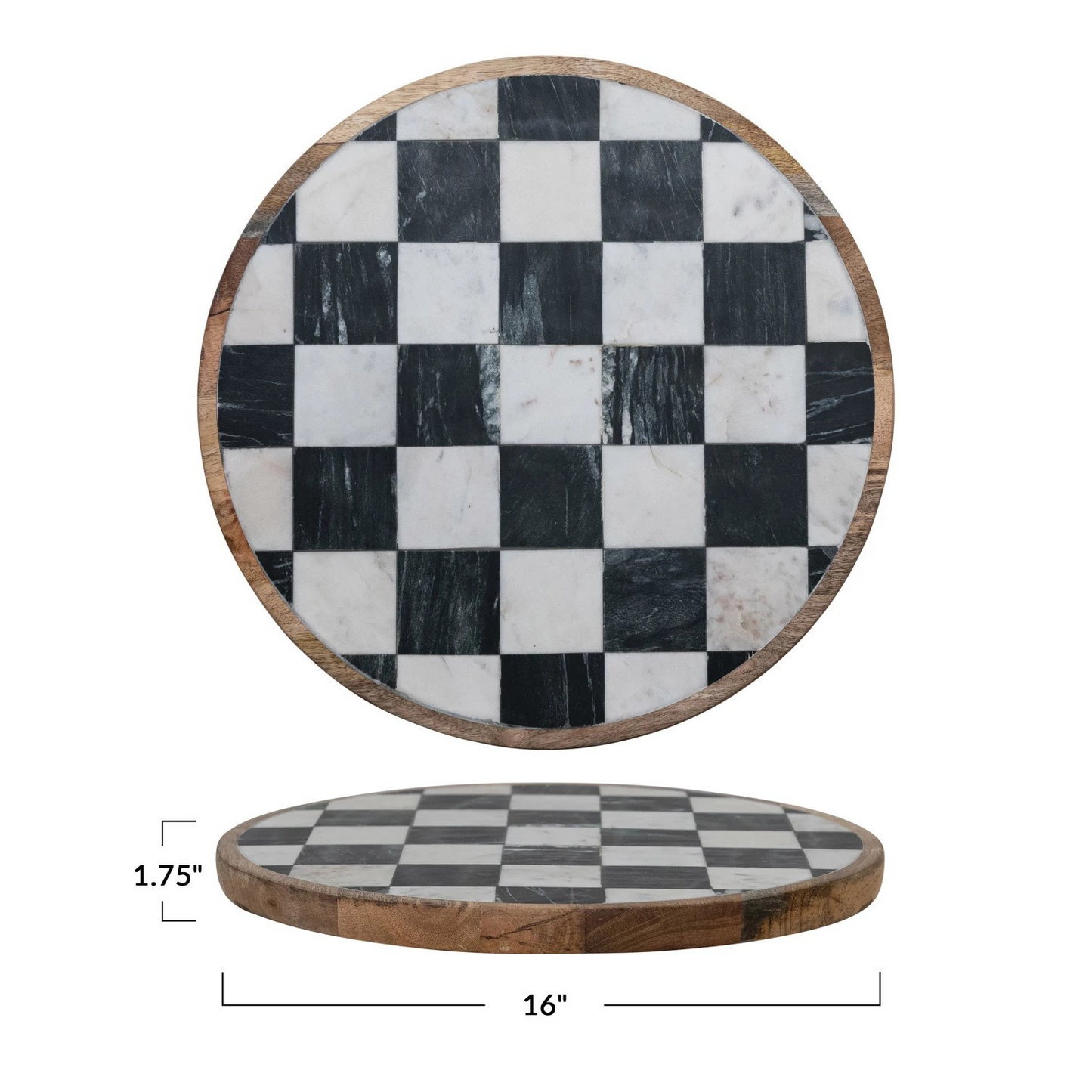 Checkered Lazy Susan