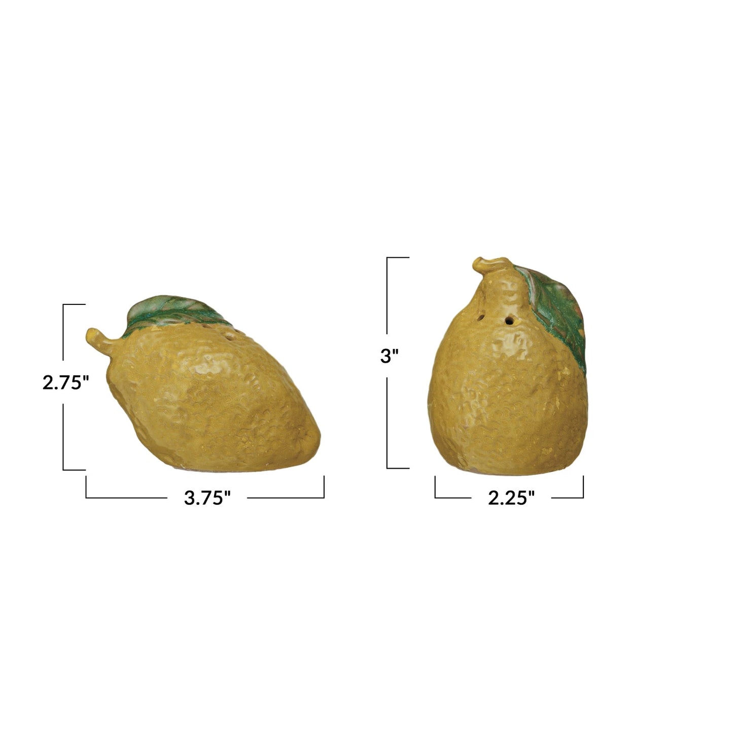 Lemon Salt & Pepper Shakers