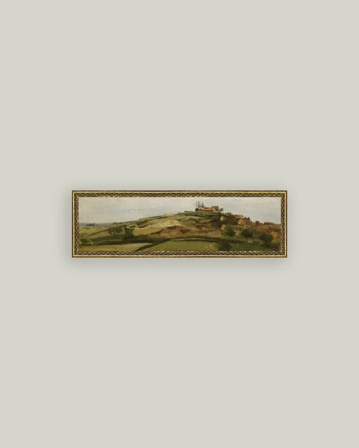 Framed Print of "View of Lormes"